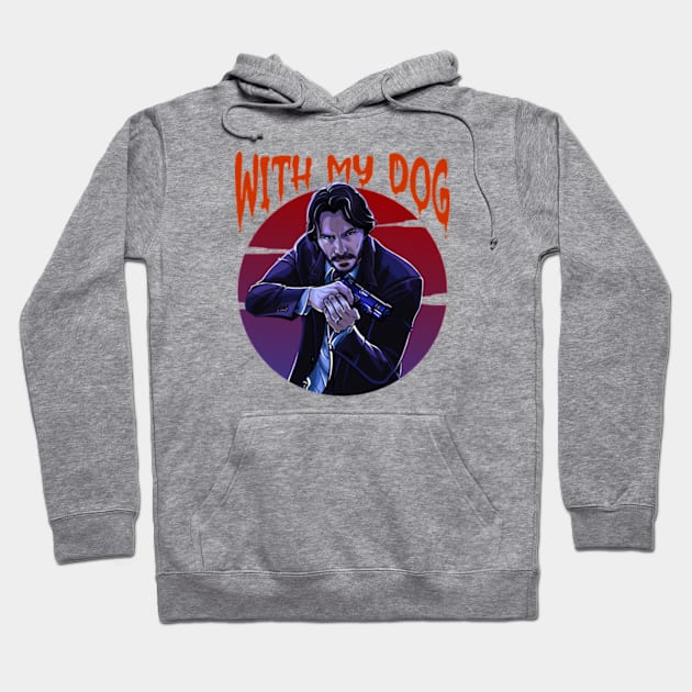 John Wick Andrenaline Hoodie by Happy Asmara